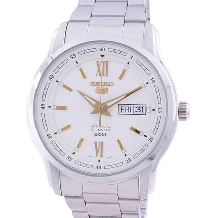 Refurbished Seiko 5 Stainless Steel White Dial Automatic SNKP15K1 Men's Watch