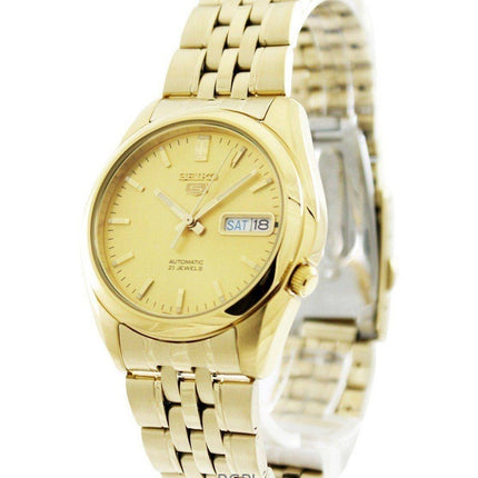 Refurbished Seiko 5 Gold Dial Automatic 21 Jewels SNK366K1 Men's Watch