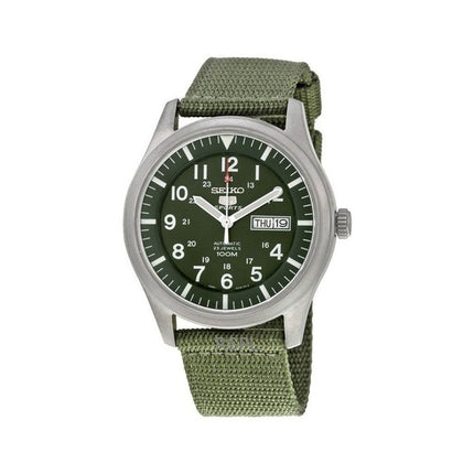 Refurbished Seiko 5 Military Green Dial Automatic Sports SNZG09K1 Men's Watch