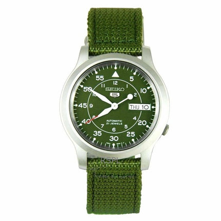 Refurbished Seiko 5 Military Green Dial Automatic SNK805K2 Men's Watch