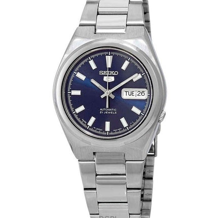 Refurbished Seiko 5 Stainless Steel Blue Dial 21 Jewels Automatic SNKC51J1 Men's Watch