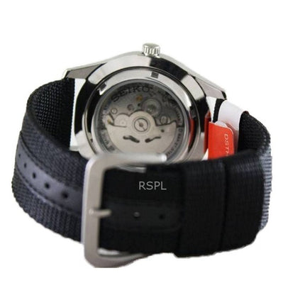 Refurbished Seiko Black Dial Automatic Sports SNZG15J1 Men's Watch