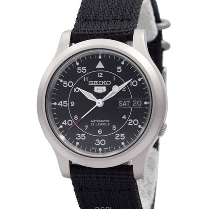 Refurbished Seiko 5 Military Black Dial Automatic SNK809K2 Men's Watch