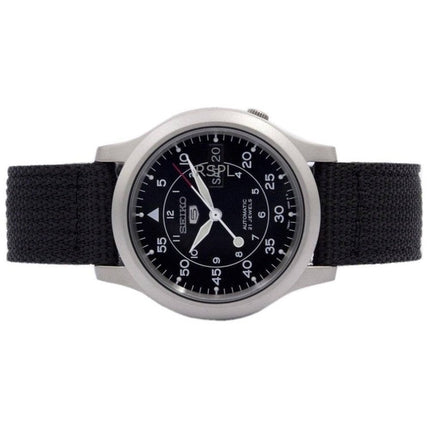 Refurbished Seiko 5 Military Black Dial Automatic SNK809K2 Men's Watch