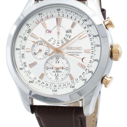 Refurbished Seiko Chronograph SPC129 SPC129P1 SPC129P Perpetual Men's Watch
