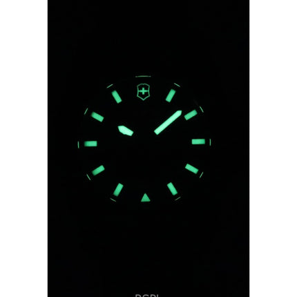 Victorinox I.N.O.X Rubber Strap Black Dial Automatic Diver's 242023-1 200M Men's Watch With Gift Set