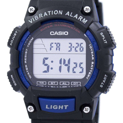 Casio Super Illuminator Dual Time Vibration Alarm Digital W-736H-2AV W736H-2AV Men's Watch