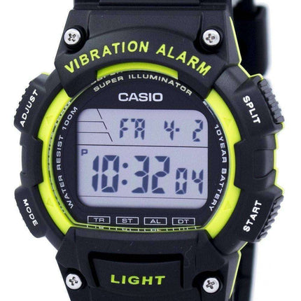 Casio Super Illuminator Vibration Alarm Dual Time Digital W-736H-3AV W736H-3AV Men's Watch