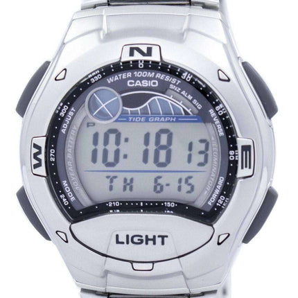 Casio Dual Time Alarm Tide Graph Digital W-753D-1AV W753D-1AV Men's Watch
