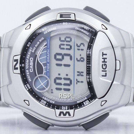 Casio Dual Time Alarm Tide Graph Digital W-753D-1AV W753D-1AV Men's Watch