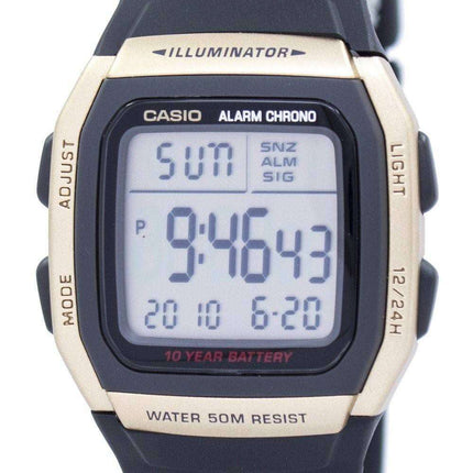 Casio Youth Illuminator Dual Time Alarm Chrono W-96H-9AVDF W96H-9AVDF Men's Watch