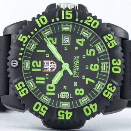Luminox Sea Navy Seal Colormark 3050 Series Swiss Quartz 200M XS.3067 Mens Watch