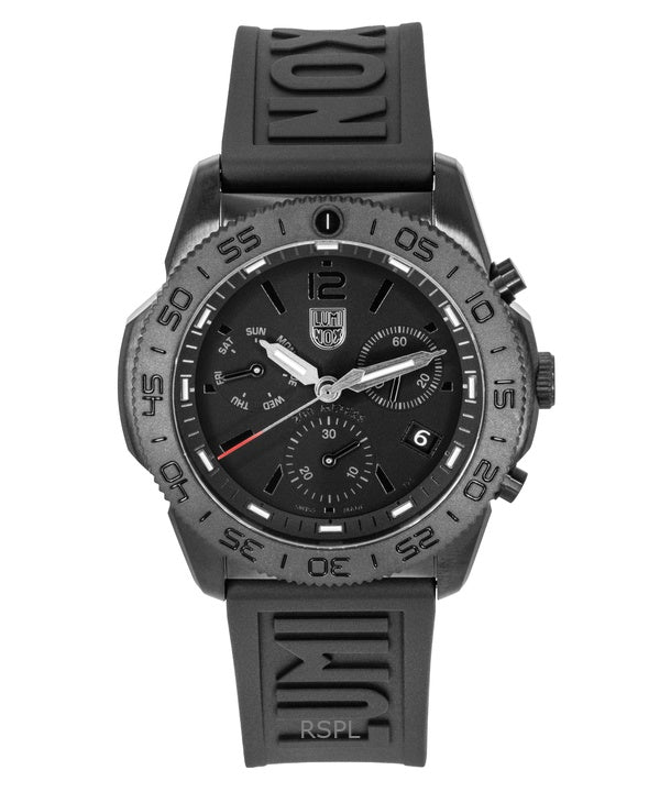 Luminox Pacific Diver Chronograph Rubber Strap Black Dial Quartz XS.3141.BO.1 200M Men's Watch