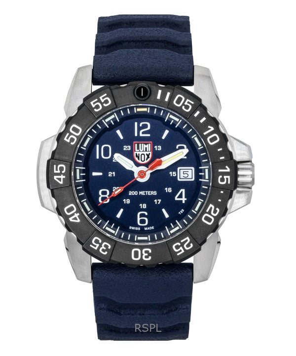 Luminox Navy Seal Rubber Strap Blue Dial Quartz Diver's XS.3253.CB 200M Men's Watch