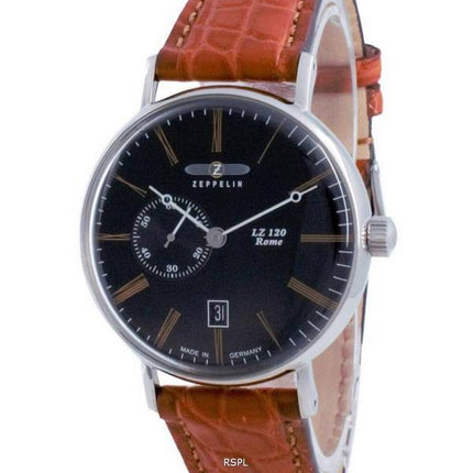 Zeppelin LZ120 Rome Black Dial Automatic 7104-2 71042 Men's Watch