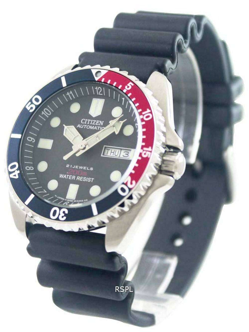 Citizen Promaster Diver 21 Jewels Automatic 200m Watch NY2300-09GB ...