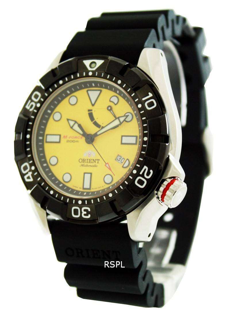 Orient M-Force Air Diver Automatic SEL03005Y0 Mens Watch - ZetaWatches