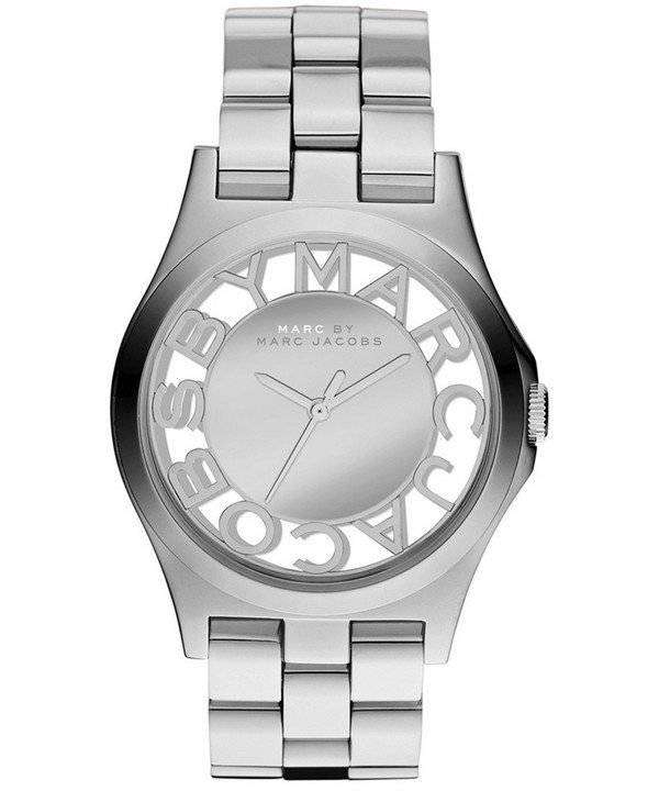 Marc By Marc Jacobs Henry Skeleton Silver Dial MBM3205 Womens Watch ...