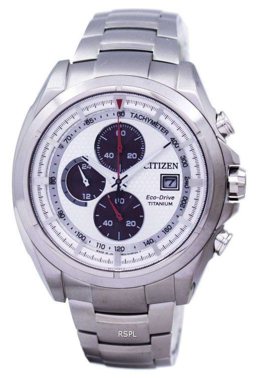Citizen Eco-Drive Titanium Chronograph Tachymeter CA0551-50A Men's Watch