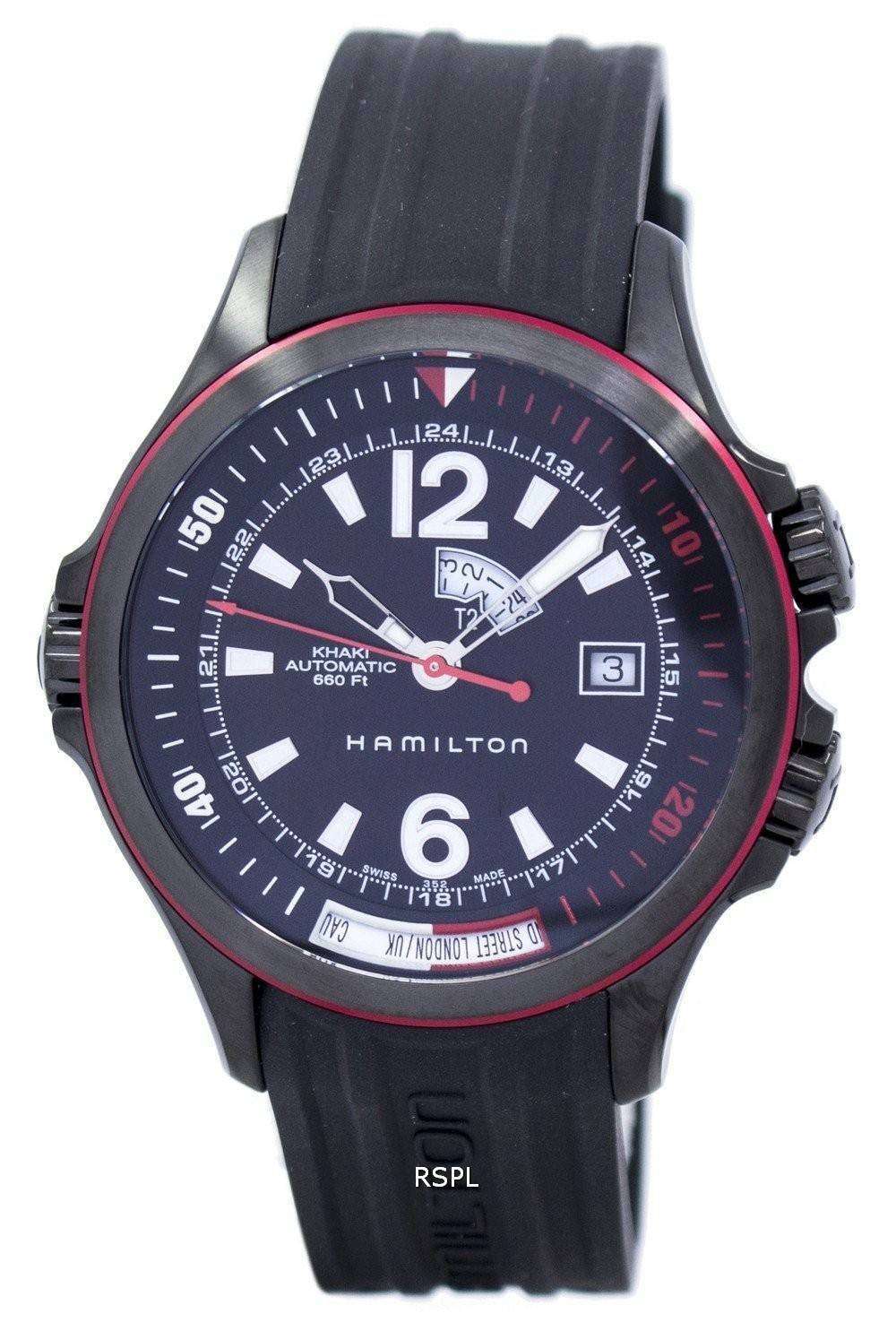 Hamilton Khaki Navy GMT Automatic H77585335 Men’s Watch