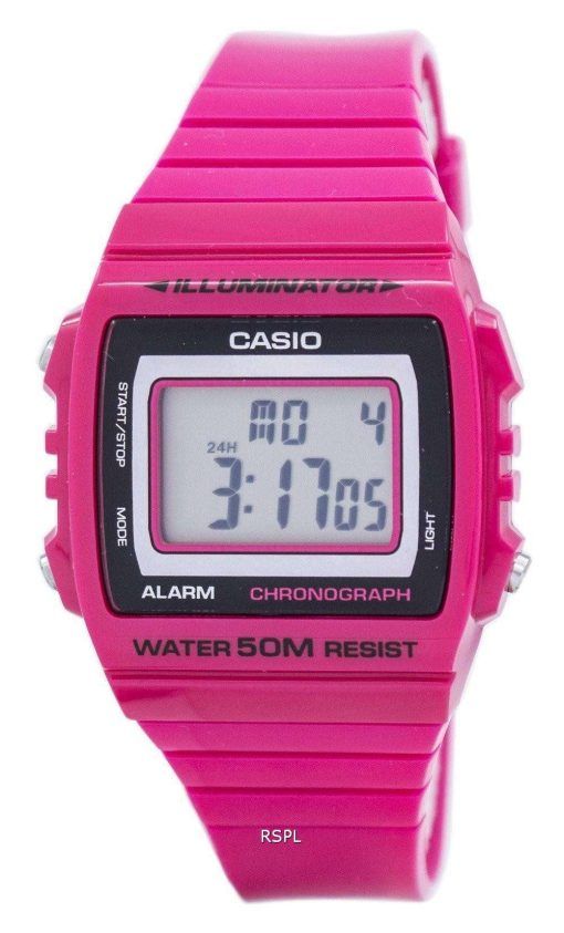 Casio Illuminator Chronograph Alarm Digital W-215H-4AV Men's Watch