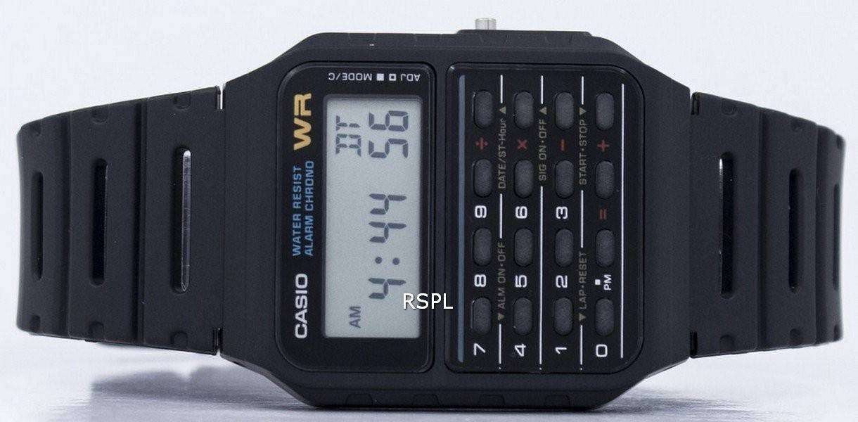 Casio Classic Quartz Calculator Ca 53w 1zdr Ca53w 1 Men S Watch Zetawatches