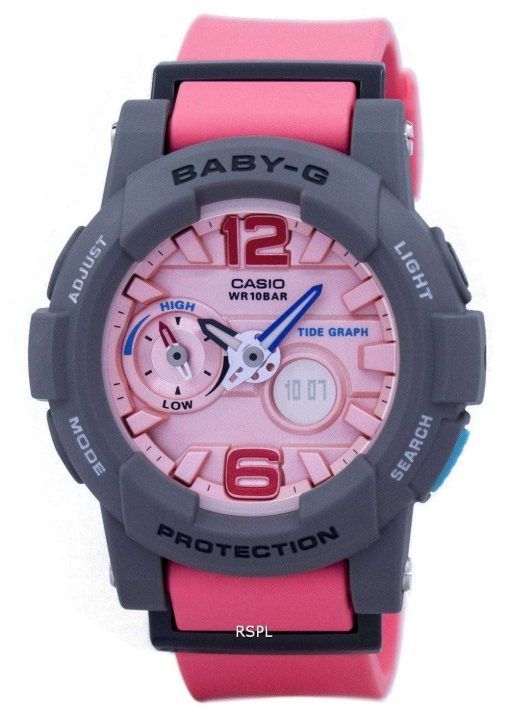 Casio Baby-G Tide Graph Analog Digital BGA-180-4B2 BGA180-4B2 Women's Watch