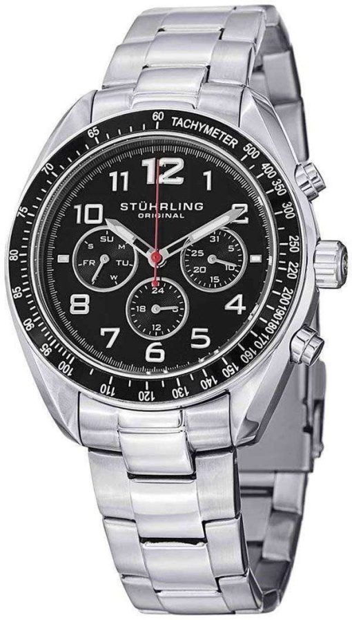 Stuhrling Original Monaco Concorso Dragster Quartz Tachymeter 814.01 Men's Watch