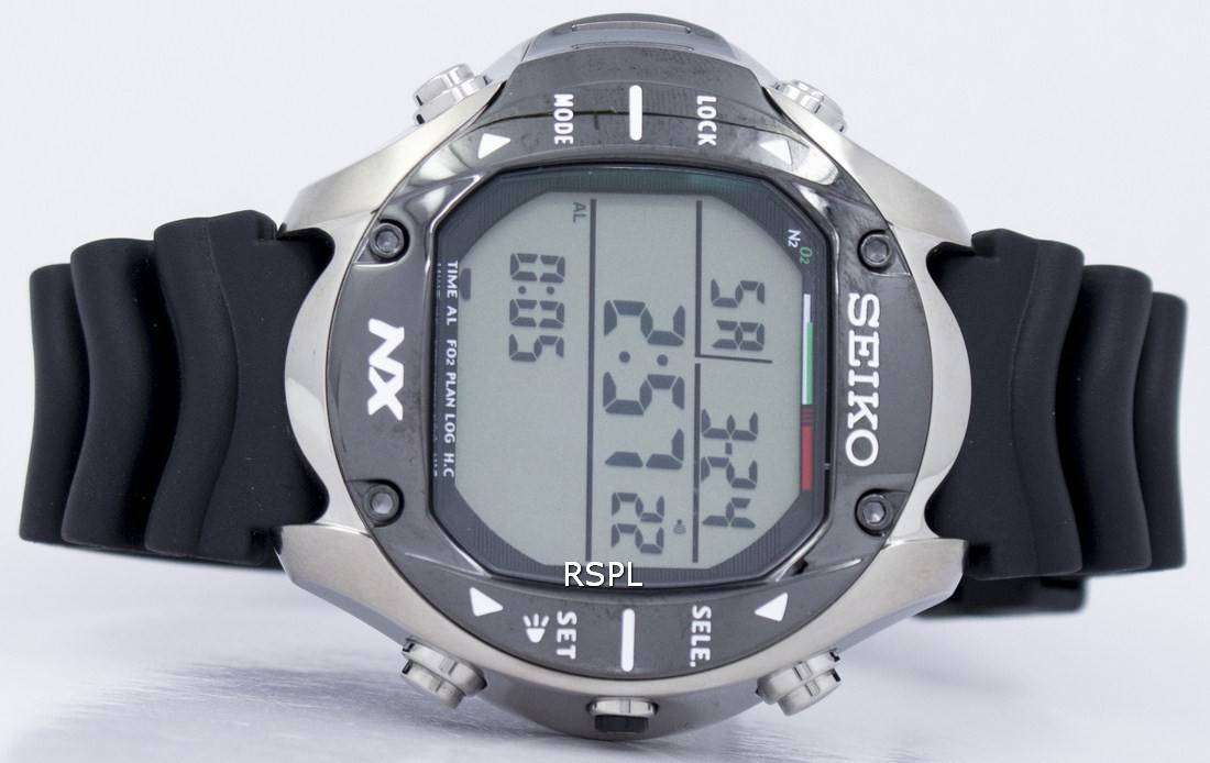 Seiko Diving Computer Digital Quartz STN009 STN009J1 STN009J Men's Watch -  ZetaWatches