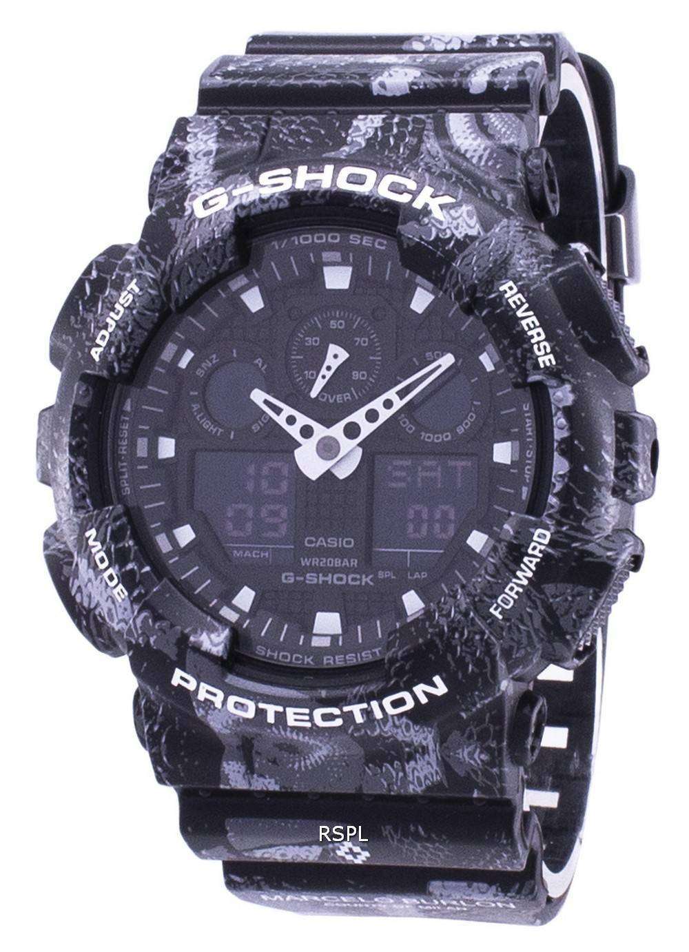 Casio G Shock Marcelo Burlon Limited Edition Ga 100mrb 1a Ga100mrb 1a Men S Watch Zetawatches