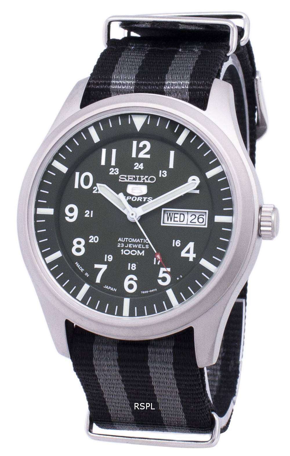 Seiko Sports Automatic Made Nato Strap SNZG09J1-NATO1 Men's Watch - ZetaWatches