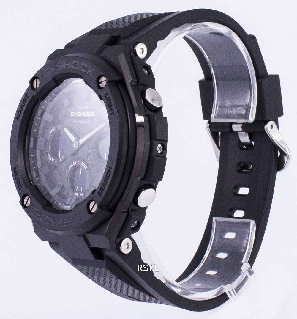 stå på række spiller Fortolke Casio G-Shock G-STEEL Analog-Digital World Time GST-S100G-1B Men's Watch -  ZetaWatches
