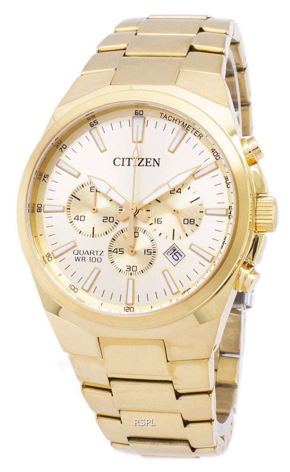 Citizen Analog Chronograph Quartz AN8172-53P Men's Watch - ZetaWatches