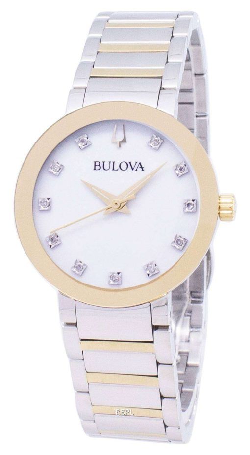 Bulova Modern 98P180 Diamond Accents Quartz Women's Watch