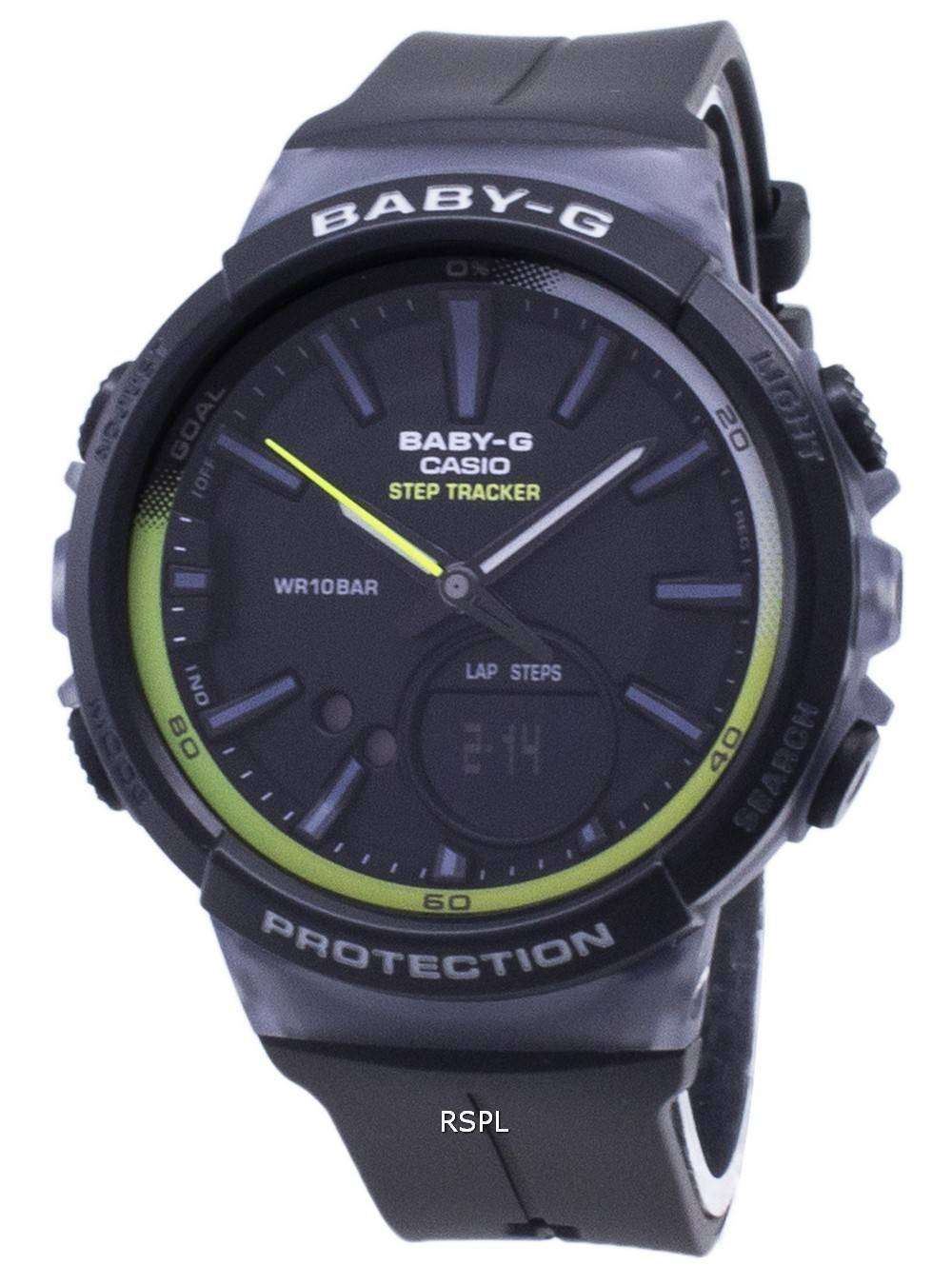 Casio Baby-G BGS-100-1A BGS100-1A Step Tracker Analog Digital Women's Watch  - ZetaWatches