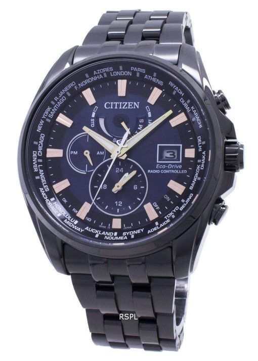 Citizen Eco-Drive Global Radio-Controlled AT9039-51L Japan Made 200M Men's Watch