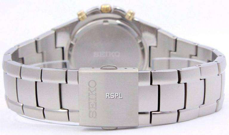 Seiko Titanium Two-tone Chronograph SND451 SND451P1 SND451P Men's Watch ...