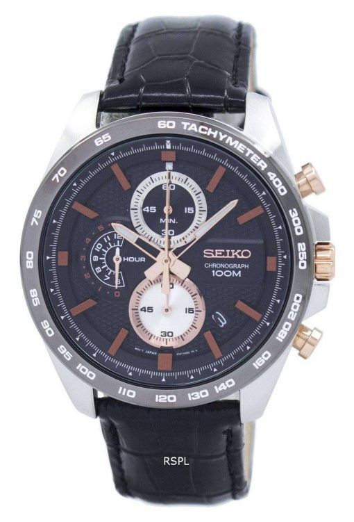 Seiko Chronograph Quartz Tachymeter SSB265 SSB265P1 SSB265P Men's Watch