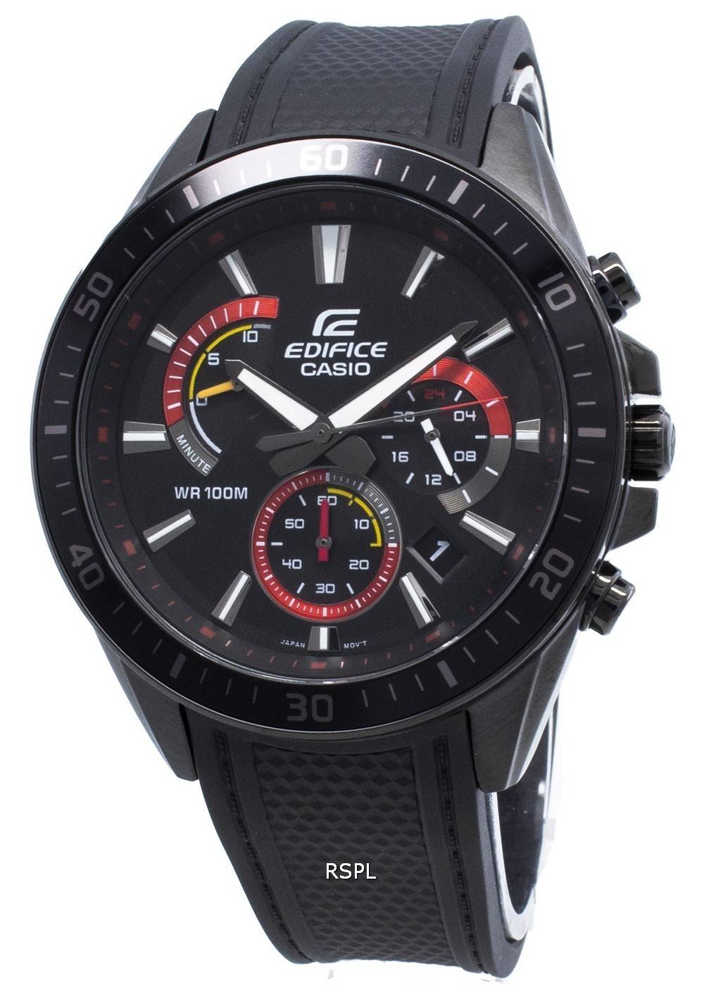 Men\'s Quartz EFR552PB-1AV Edifice EFR-552PB-1AV Watch - Chronograph Casio ZetaWatches