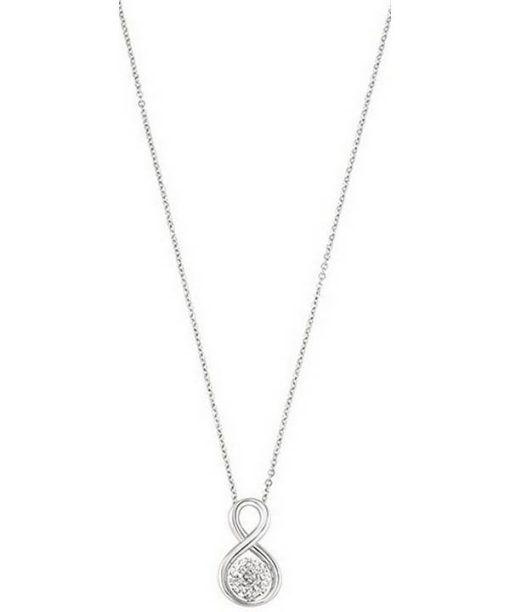 Morellato Luminosa Stainless Steel Crystals SAET03 Womens Necklace
