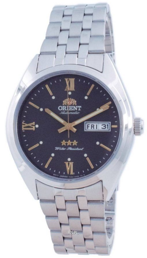 Orient Tri Star Grey Dial Stainless Steel Automatic RA-AB0E14N19B Men's Watch