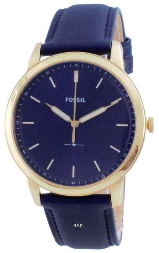 Fossil The Minimalist 3H Gold Tone Stainless Steel Quartz FS5789 Men's Watch