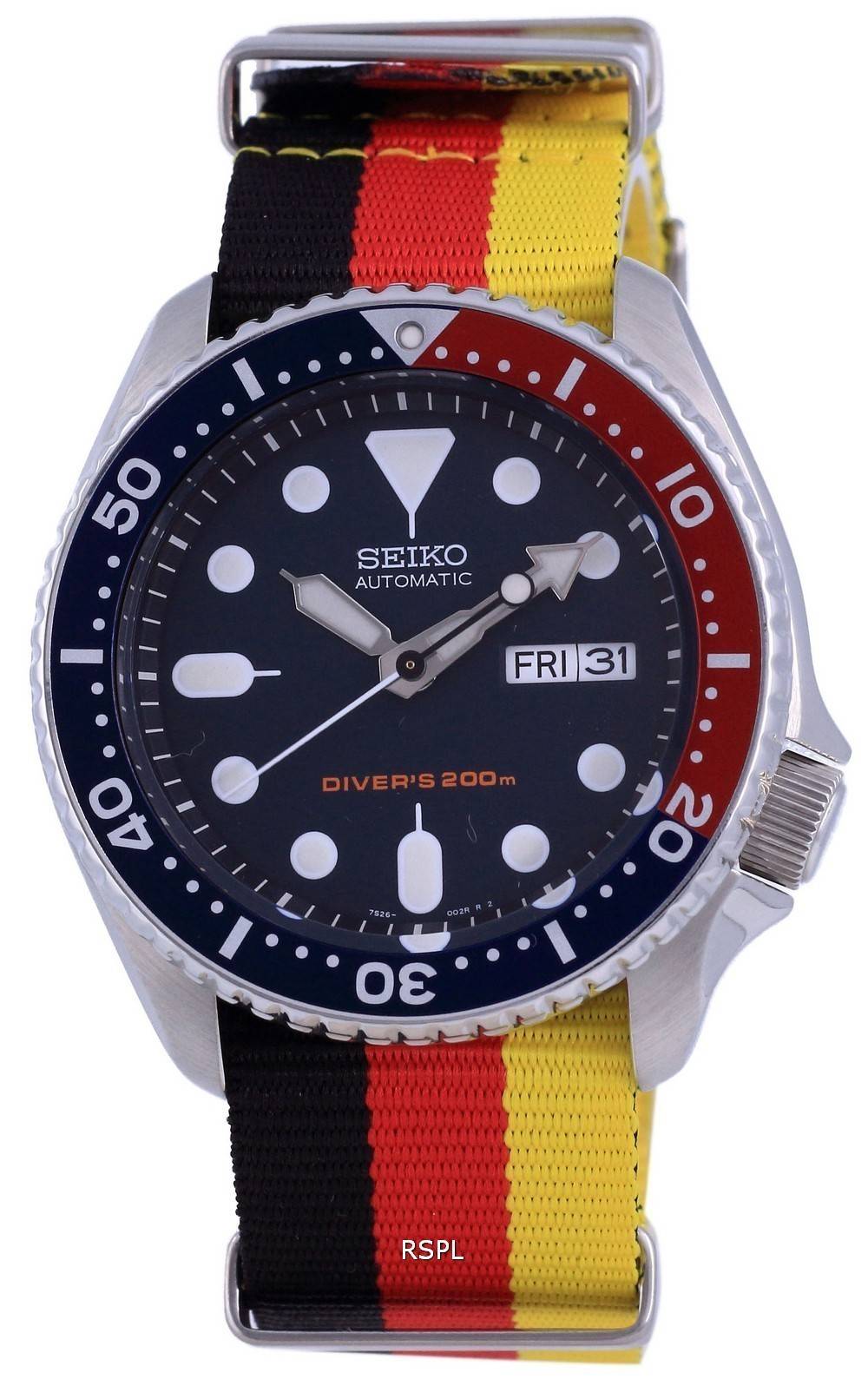 Automatic Divers Polyester Mens Watch - ZetaWatches