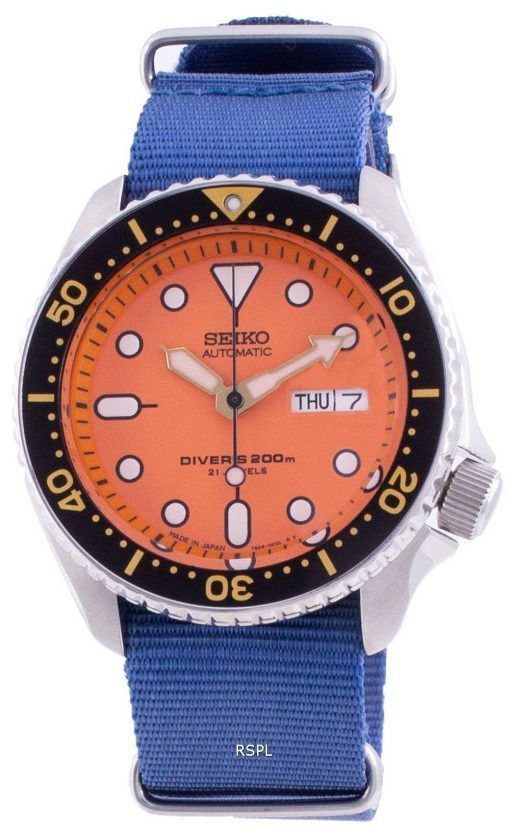 Seiko Automatic Divers SKX011J1-var-NATO8 200M Japan Made Mens Watch