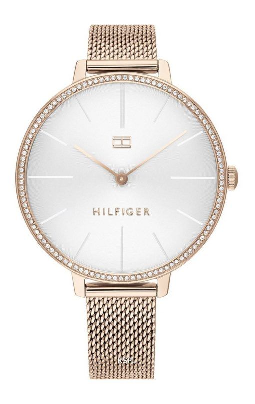 Tommy Hilfiger Kelly Crystal Accents Stainless Steel Quartz 1782115 Womens Watch