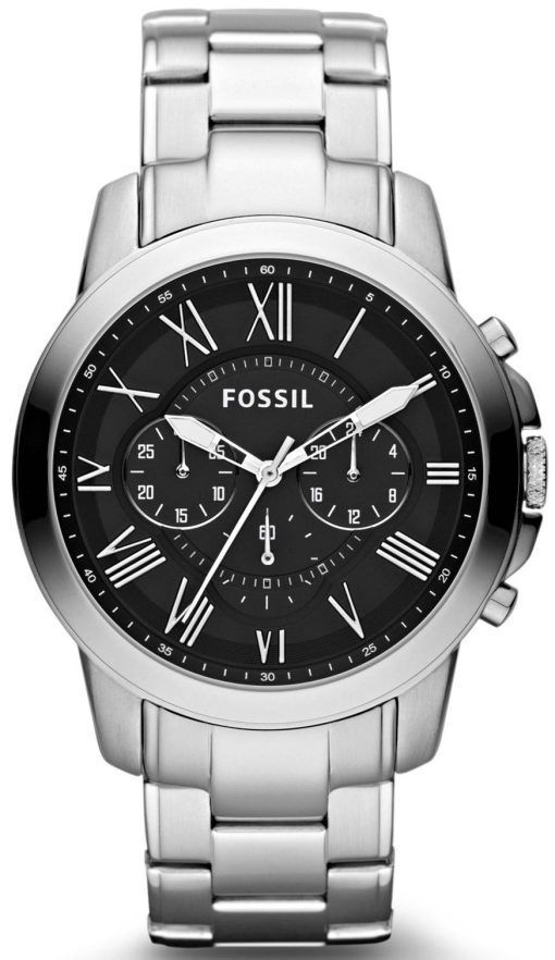 Fossil Grant Chronograph Black Dial FS4736 Men's Watch