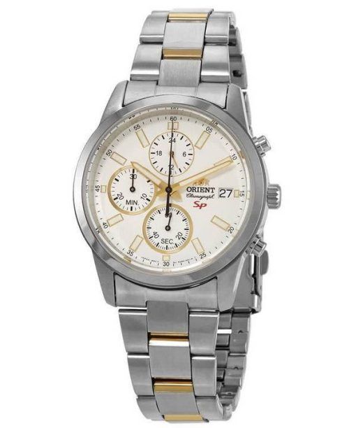 Orient SP Chronograph White Dial Quartz FKU00001W0 Men's Watch