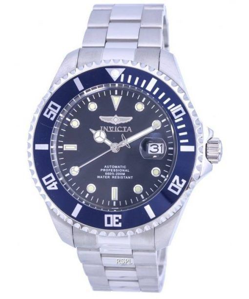 Invicta Pro Diver Stainless Steel Blue Dial Automatic INV35721 200M Mens Watch