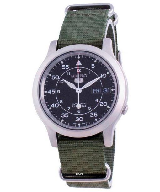 Seiko 5 Military SNK809K2-var-NATOS12 Automatic Nylon Strap Men's Watch