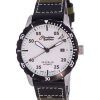 Zeppelin Eurofighter Leather Strap Beige Dial Automatic Divers 7268-5 72685 200M Mens Watch